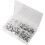 Loops 200 PACK Assorted Splined Threaded Insert Rivet Nuts - M4 to M8 Metric Bits 4