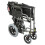 Loops Deluxe Attendant Propelled Steel Wheelchair - Compact Foldable Design - Hammered 4