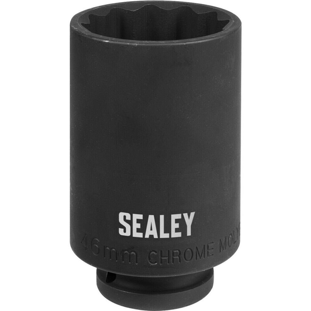 Loops 46Mm Deep Impact Socket Bit - 12-Point Ball Joint - For Renault & Vauxhall