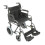 Loops Deluxe Attendant Propelled Steel Wheelchair - Compact Foldable Design - Hammered 1