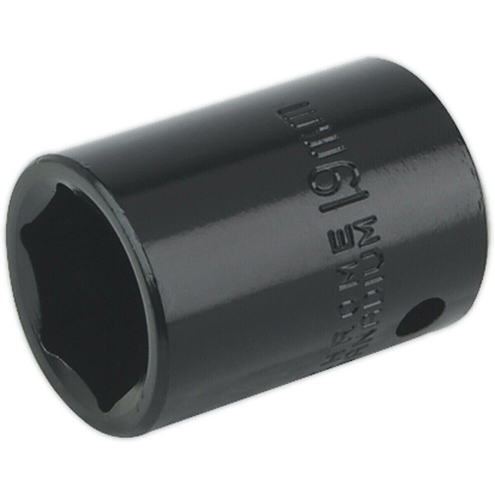 19Mm Forged Impact Socket - 1/2 Inch Sq Drive - Chrome-Vanadium Wrench Socket 5056524282038