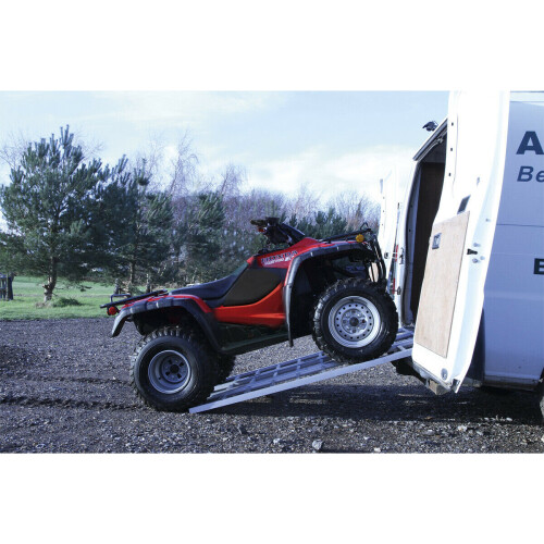 Loops Wide Tri-Folding Aluminium Loading Ramp - 680kg Capacity - Compact & Lightweight 2