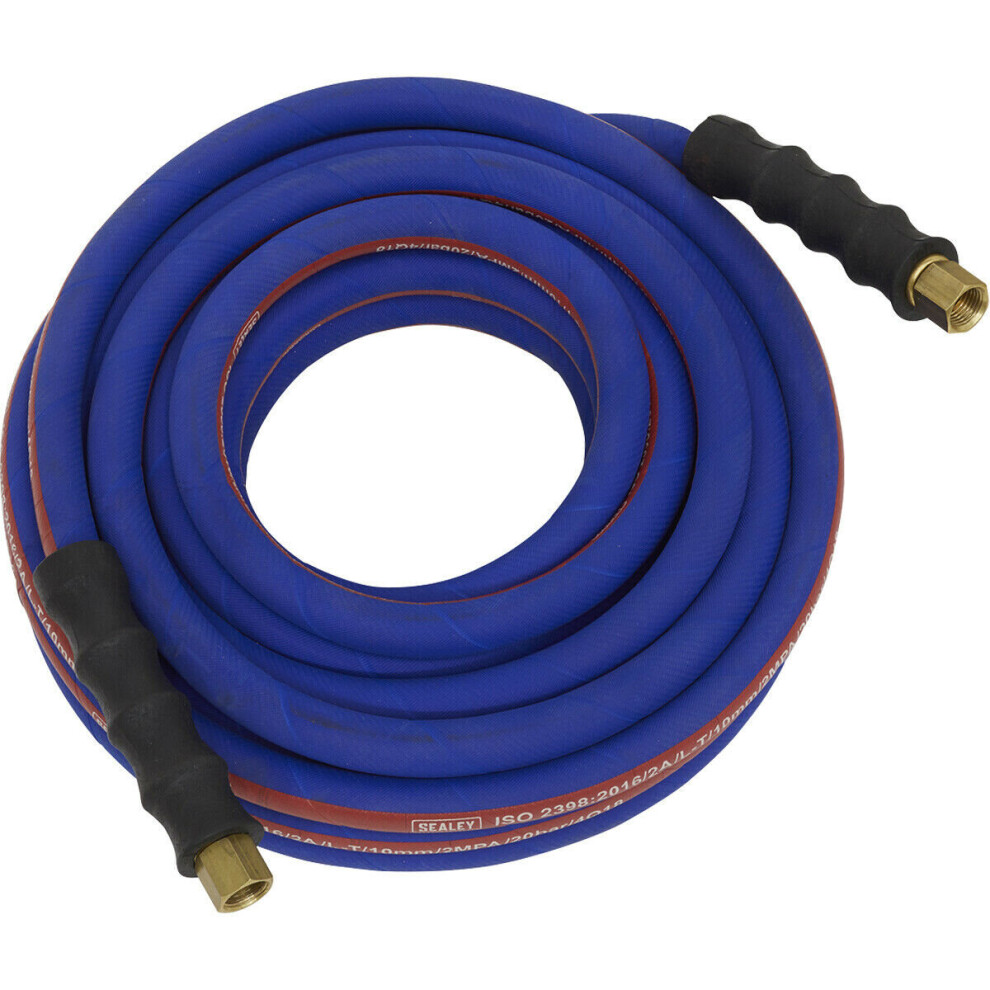 Extra Heavy Duty Air Hose with 1/4 Inch BSP Unions - 10 Metre Length - 10mm Bore