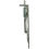 Loops Lever Action Flush Door Bolt with Flat Keep Plate 152 x 20mm Satin Chrome 4