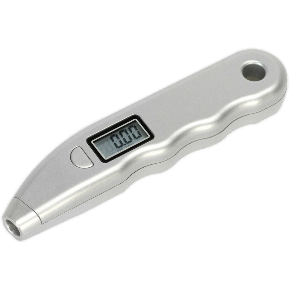 100psi Digital Tyre Pressure Gauge Reader - LCD Display Portable Pocket Battery