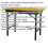Loops 1m Folding Portable Workbench - Lightweight & Carry Handles - Painter DIY Table 2