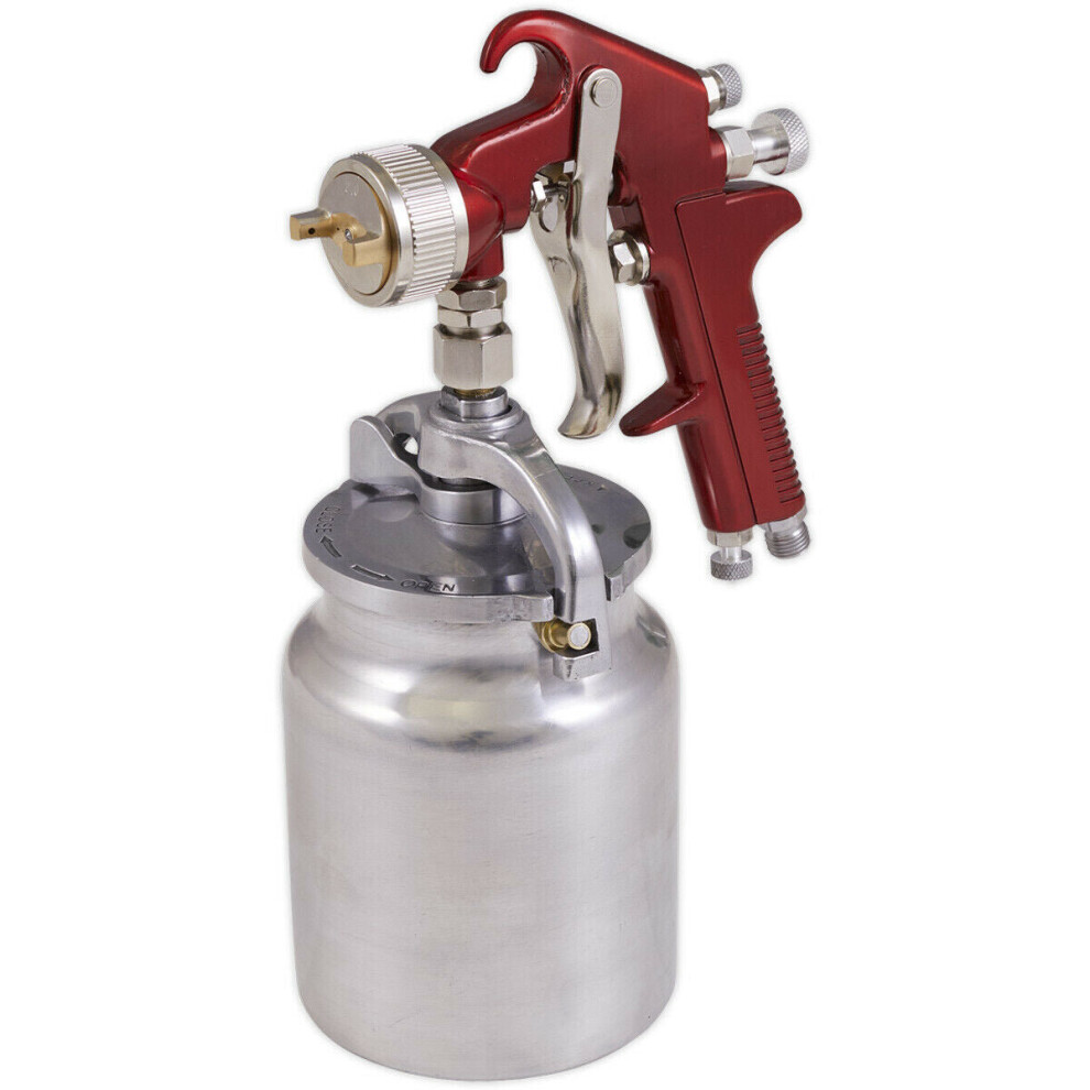 PREMIUM Suction Fed Paint Spray Gun / Airbrush - 2mm Nozzle Car Bodywork Panel