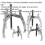 Loops 4 Piece Triple Legged Gear Puller - Reversible - Swivel Thrust Plates - Hex Head 2