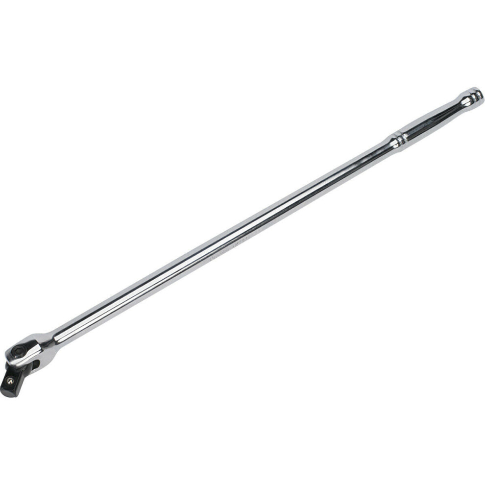 Loops 450Mm Breaker Pull Bar - 1/2" Sq Drive Knuckle - Spring Loaded Socket Retention