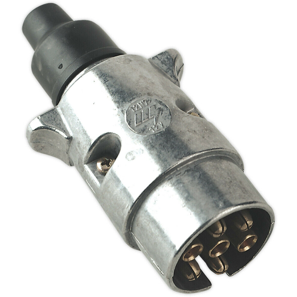 Loops 12V Aluminium Towing Plug - N-Type - 7 Pin - Trailer Caravan Electric Lights