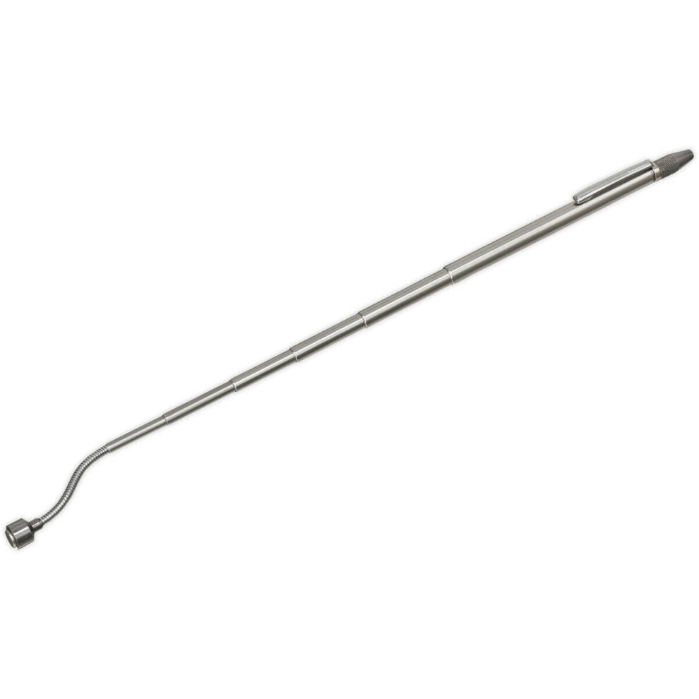 Photos - Other Hand Tools Flexible Telescopic Magnetic Pick Up Tool - 2.2kg Capacity - 590mm Max Length Knurled-8mm-Magnet-Flexible-Extending-Chrome-T