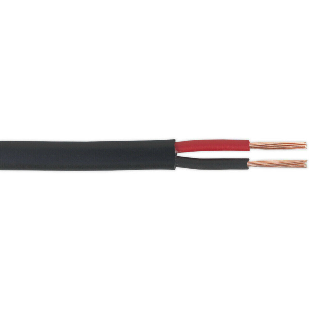 30M Flat Twin Automotive Cable - 8.75 Amps - Thick Walled - Twin Core Conductor 5056524238608