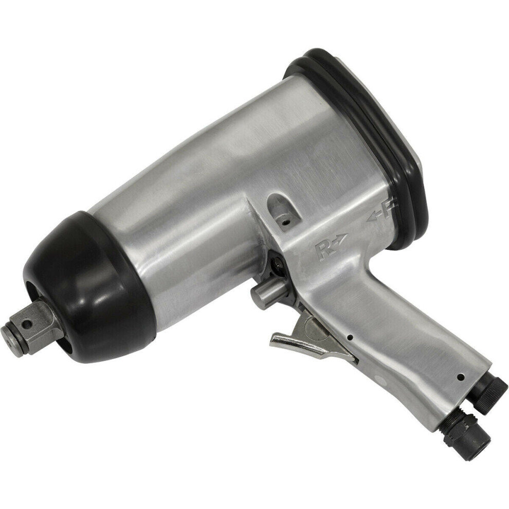 Heavy Duty Air Impact Wrench - 3/4 Inch Sq Drive - Variable Air & Torque Control 5056581908735