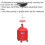 Loops 80L Mobile Oil Drainer - Gravity Discharge - Height Adjustable - Castor Wheels 2
