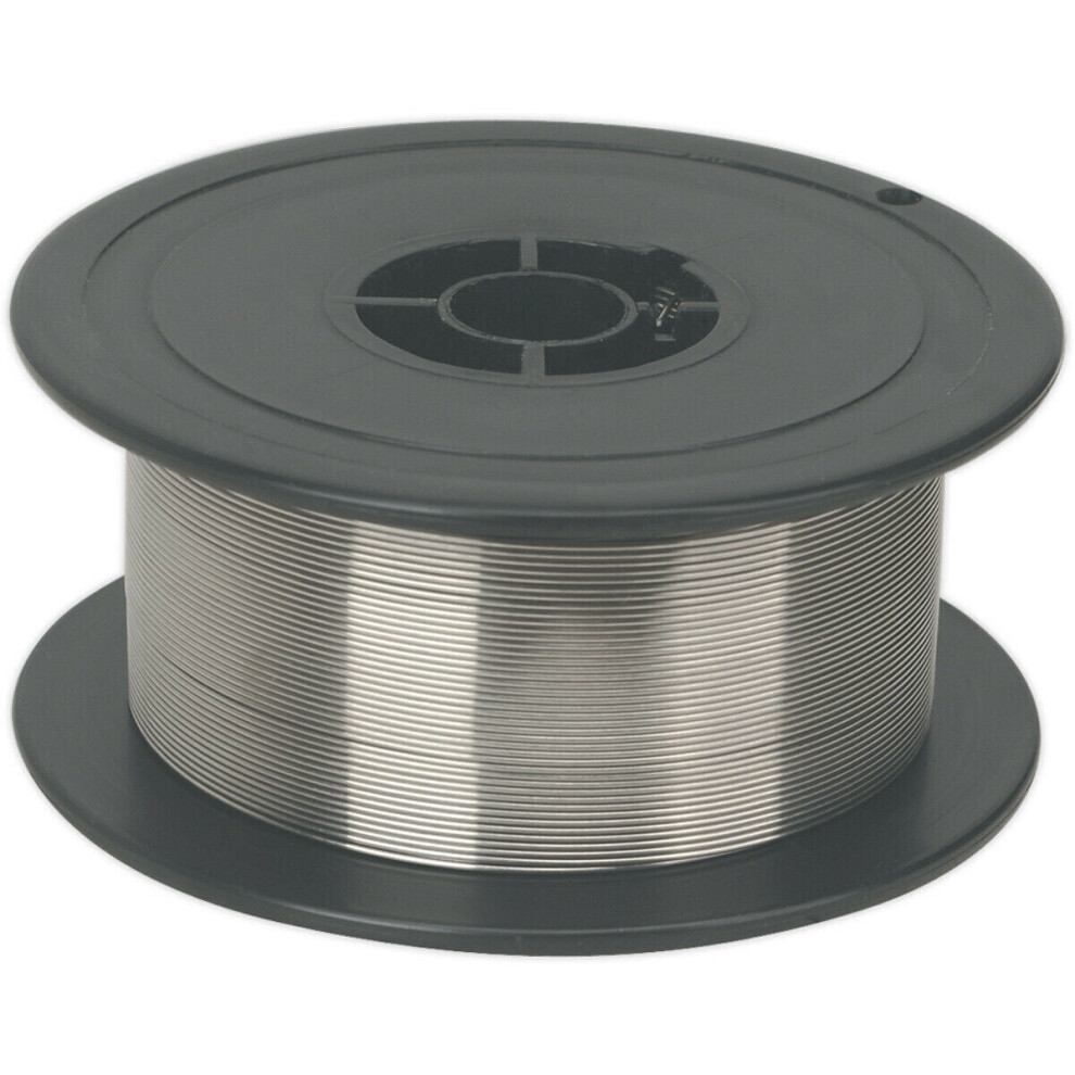 Loops 1Kg Stainless Steel Mig Wire - 0.8Mm Diameter - Wound Welding Wire Reel Spool