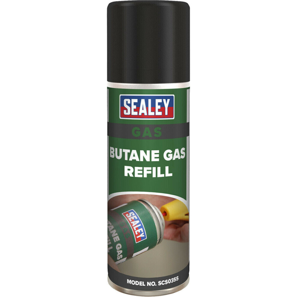 200ml Butane Gas Refill Charger Can - Lighter Heat Torch Soldering Iron