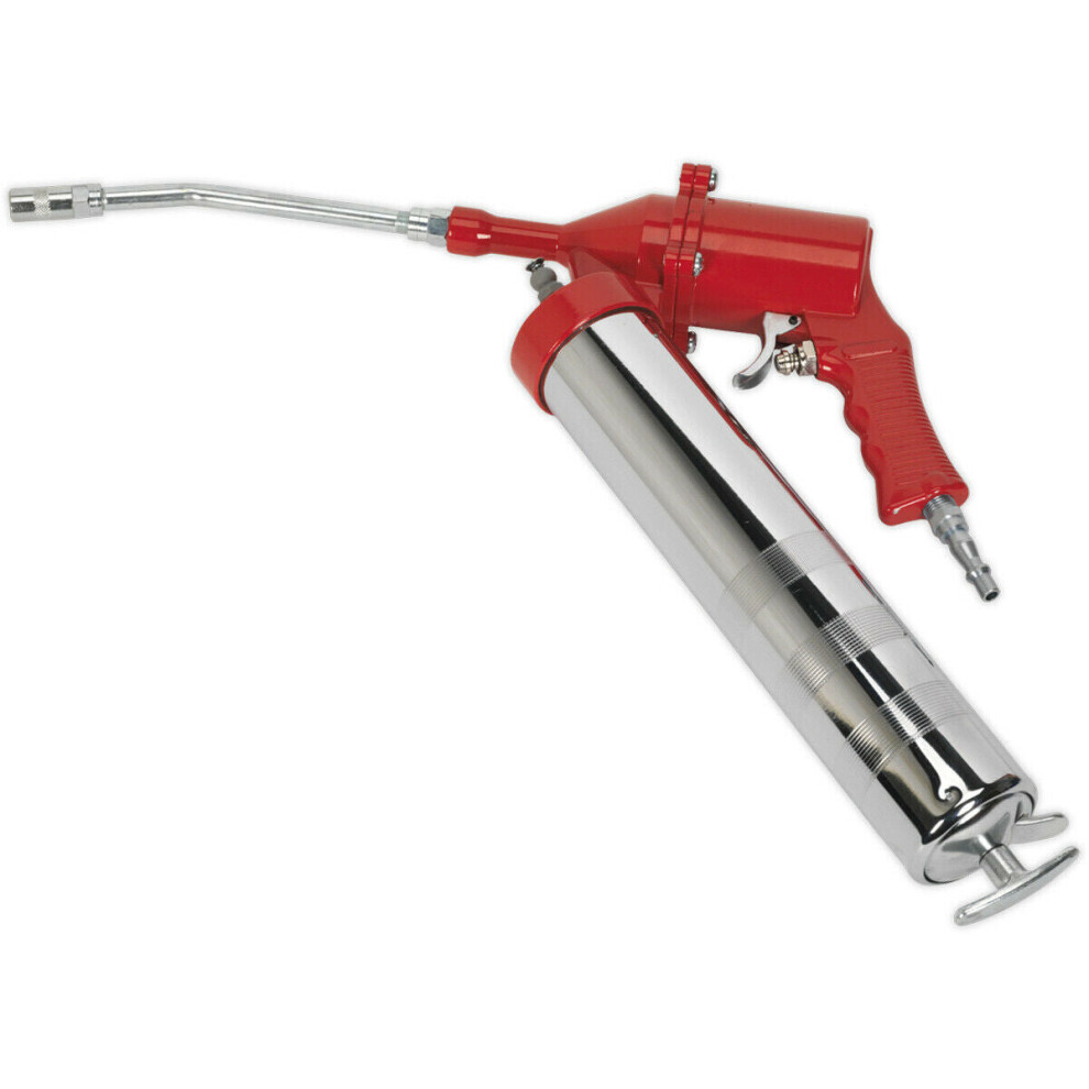 Air Operated Pistol Type Grease Gun - 1/4" Bsp Inlet - Rigid Delivery Tube 5056581908742