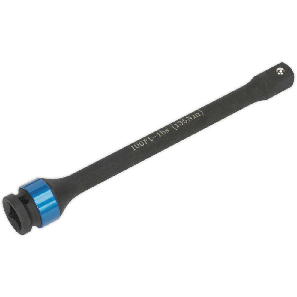 135Nm Torque Stick - 1/2" Square Drive Wheel Nut Impact Wrench Stops Over Tight 5056581940766