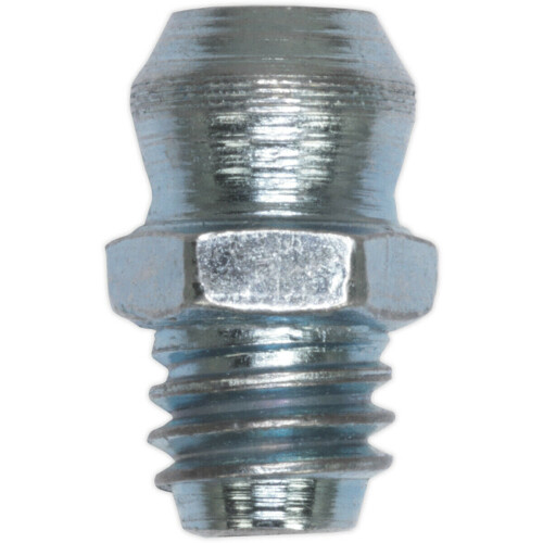 Loops 25 PACK - Straight Grease Nipple Fitting - M6 x 1mm Metric Thread Size 2