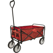 Folding Canvas Trolley - 70kg Weight Limit - Collapsible Tubular Steel Frame