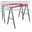 Loops PAIR Fold Down Trestles - 100kg Capacity Each - 995mm Width - Pressed Steel 2