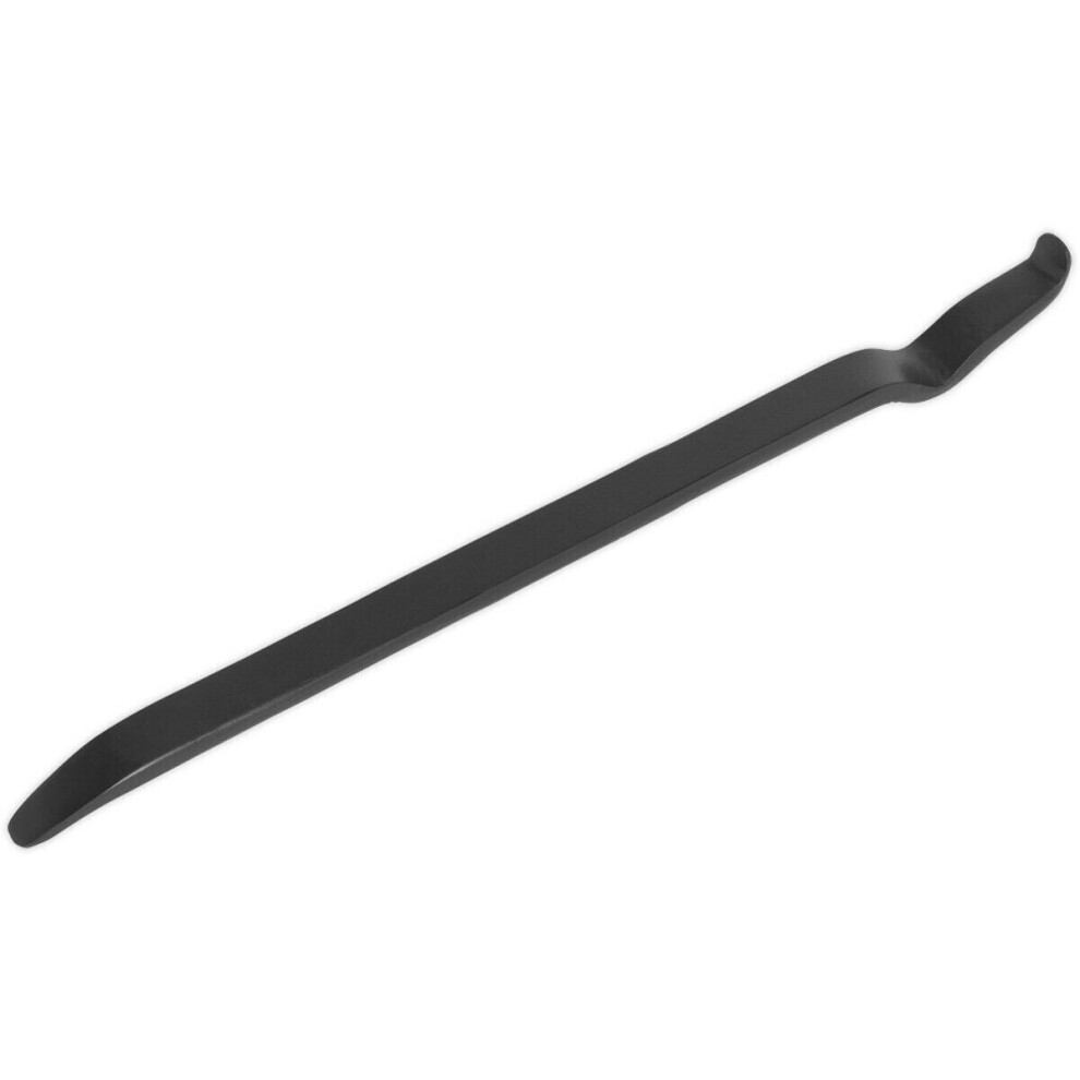 600Mm Heavy Duty Tyre Lever - Carbon Steel Hook & Taper Ends Wheel Iron Pry Bar 5056581946515