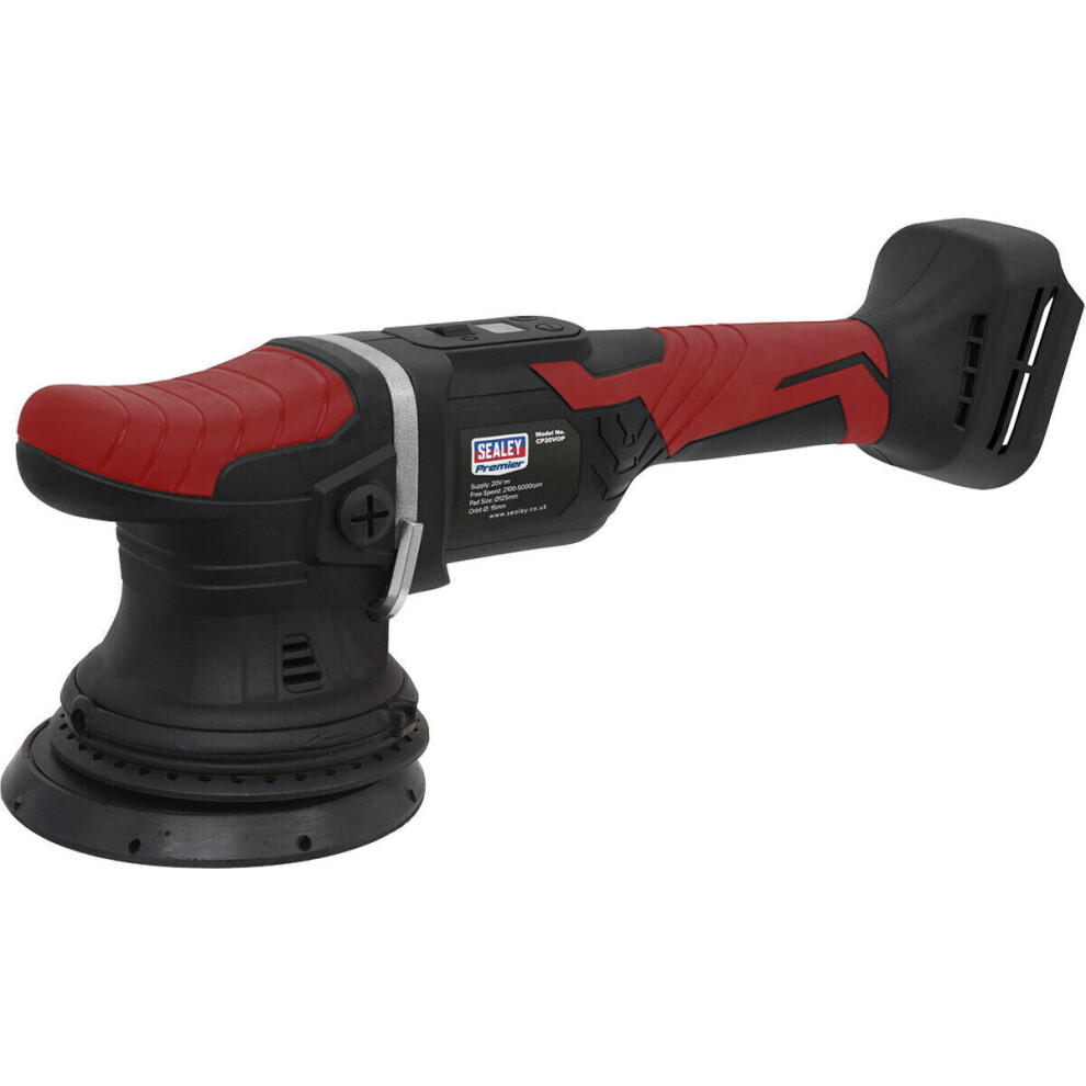 20V Cordless Orbital Polisher - 125mm Pad Size - BODY ONLY - Variable Speed