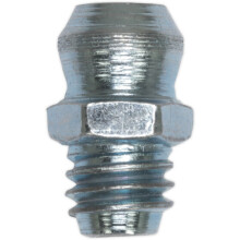 25 PACK - Straight Grease Nipple Fitting - M6 x 1mm Metric Thread Size