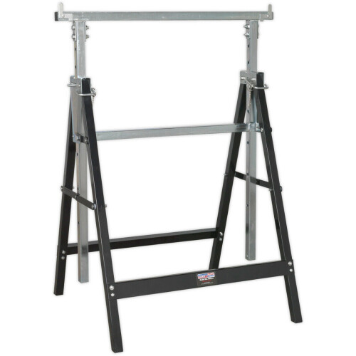 Loops Fold Down Telescopic Trestle - 200kg Capacity - 7 Position Height Adjustment
