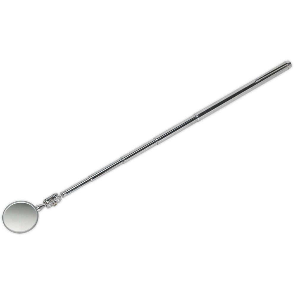 Telescopic Articulated Inspection Mirror - Round 30Mm Mirror - Twin Ball Joint 5056524249611