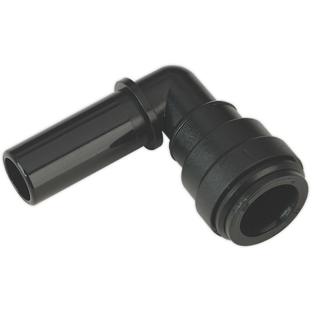 2 PACK - 15mm Swivel Stem Elbow Adapter 90Â Angled - Air Ring Main Pipe Male