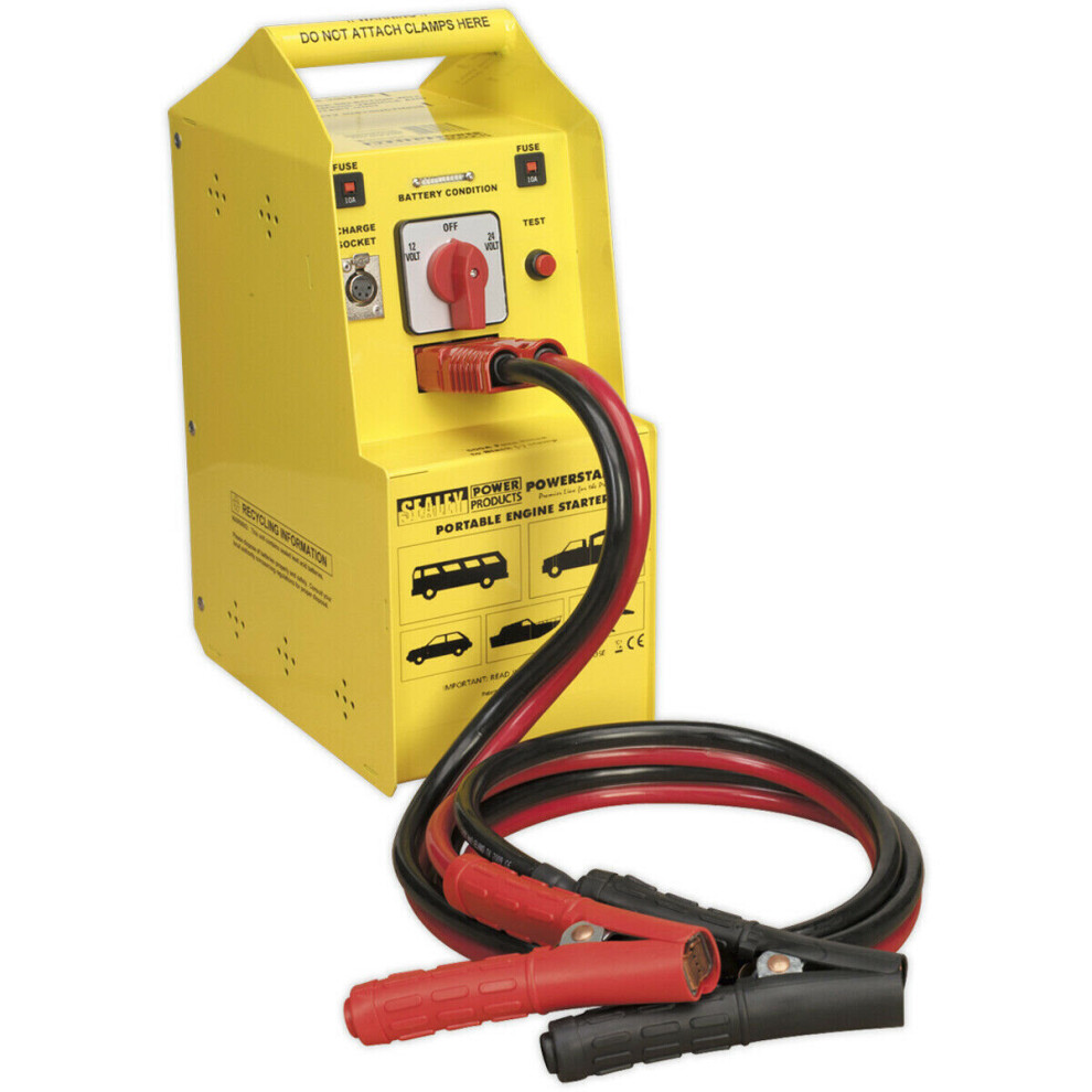 Loops High Power Emergency Jump Starter - Engines Up To 900 Hp - 5000A / 2500A