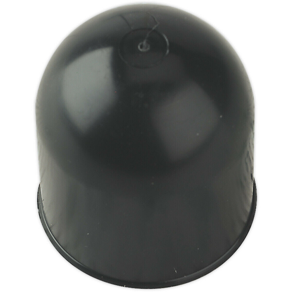 50Mm Plastic Tow Ball Cover - Universal - Protective Pvc Cover Cap Black 5056581931733