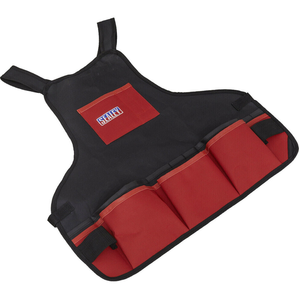 Loops 16 Pocket & 2X Hammer Loop Mechanics Tool Apron / Tool Belt - Storage Pouch