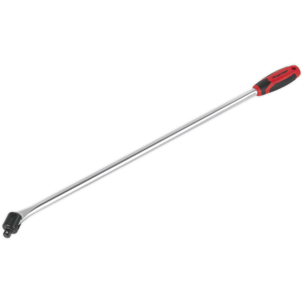 Loops 750Mm Breaker Pull Bar - 1/2" Sq Drive Knuckle - Anti-Slip Comfort Grip