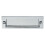 Loops Inward Opening Letter Plate with Knocker 226mm Fixing Centres Polished Chrome 2