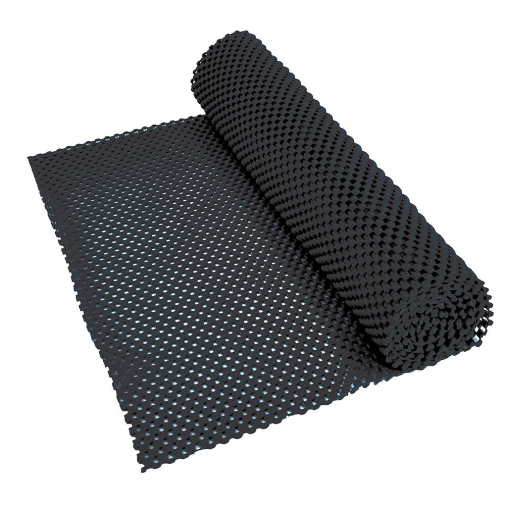Aidapt Black 150 X 30Cm Durable Anti Slip Fabric Pvc - Waterproof - Cut To Size