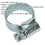 Loops 30 PACK Zinc Plated Hose Clip - 13 to 20mm Diameter - External Pressed Threads 2