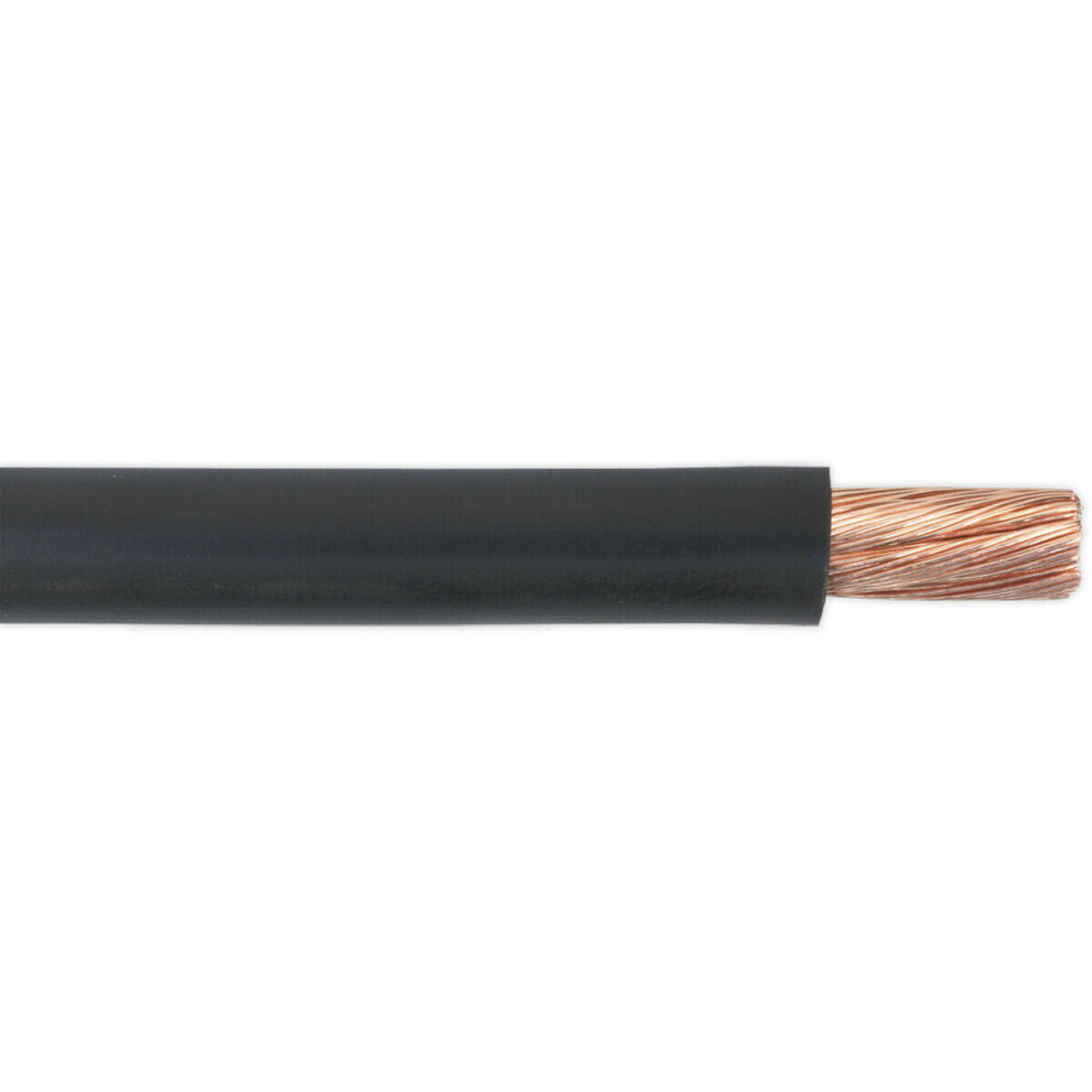 10M Automotive Starter Cable - 170 Amp - Single Core - Copper Conductor - Black 5056524238790