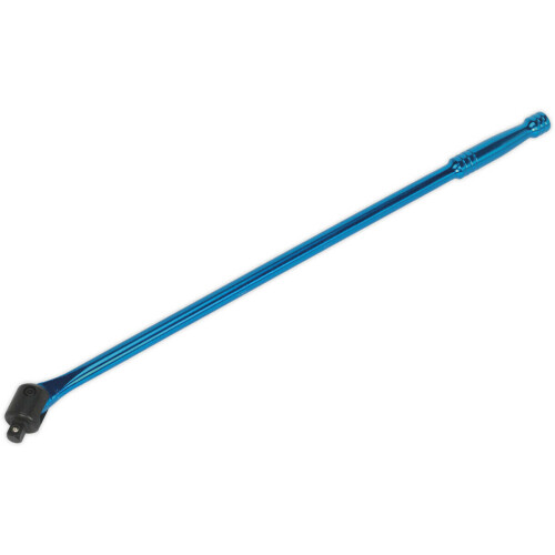 Loops 600mm Breaker Pull Bar - Replaceable 1/2" Sq Drive Knuckle - Blue Chrome Finish
