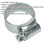 Loops 20 PACK Zinc Plated Hose Clip - 17 to 25mm Diameter - External Pressed Threads 2