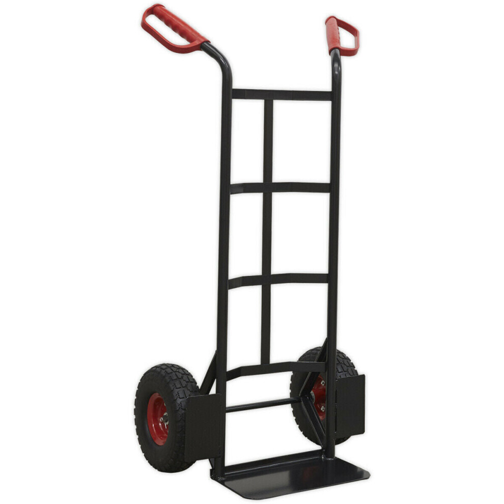 250Kg Heavy Duty Sack Truck & 250Mm Solid Pu Tyres - Deep Foot For Larger Boxes 5056524269442