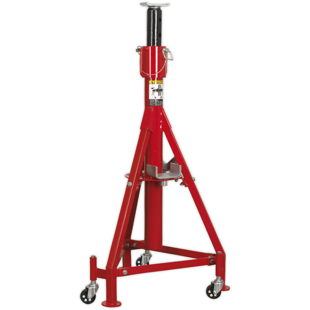 High Level Commercial Vehicle Support Stand - 5 Tonne Capacity - Welded Steel