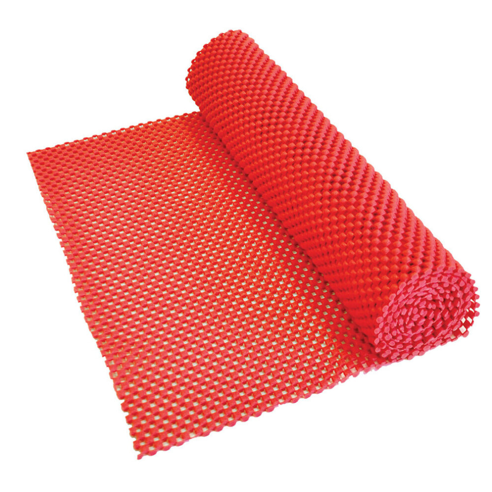 Aidapt Red 150 X 30Cm Durable Anti Slip Fabric Pvc - Waterproof - Cut To Size