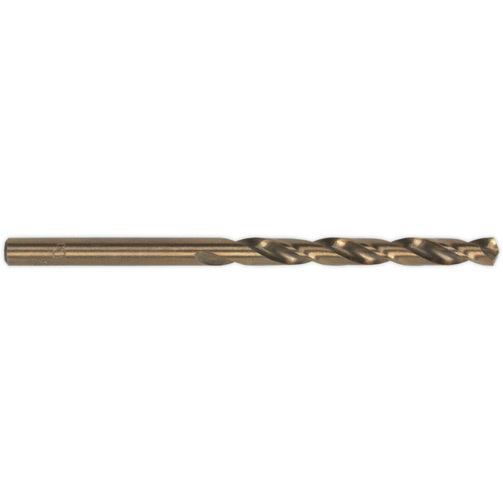 10 PACK 6mm Fully Ground HSS Cobalt Drill Bit - Long Life Clog Free Drill Bit