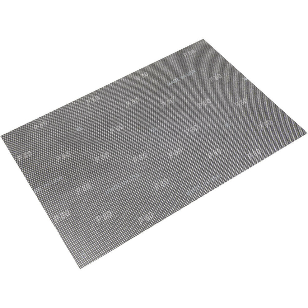 10 PACK - Mesh Orbital Screen Sheets - 12 x 18 Inch - 80 Grit - Orbital Sander