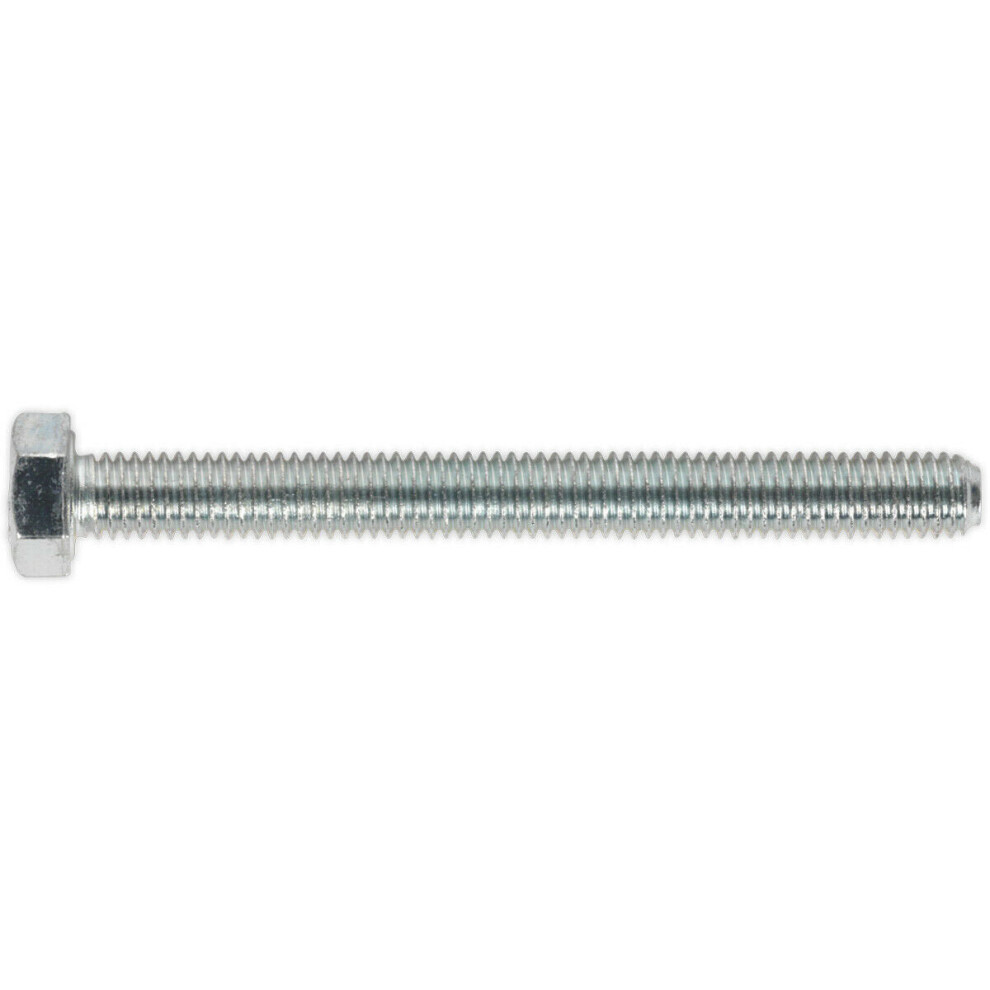 50 PACK HT Setscrew - M5 x 50mm - Grade 8.8 Zinc - Fully Threaded - DIN 933