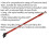Loops 600mm Breaker Pull Bar - Replaceable 1/2" Sq Drive Knuckle - Red Chrome Finish 2