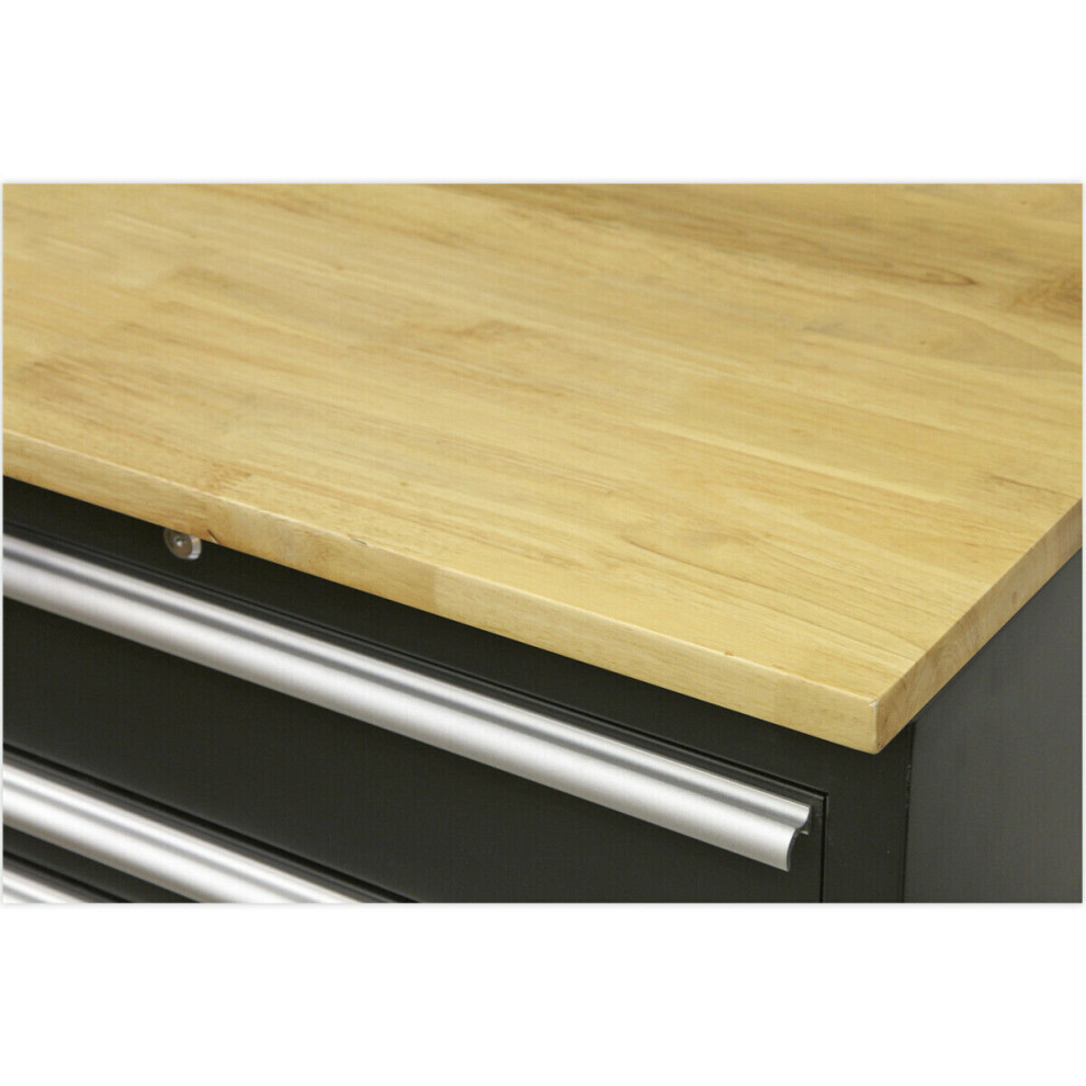 Loops 1550Mm Hardwood Worktop For Ys02602 & Ys02604 Modular Floor Cabinets
