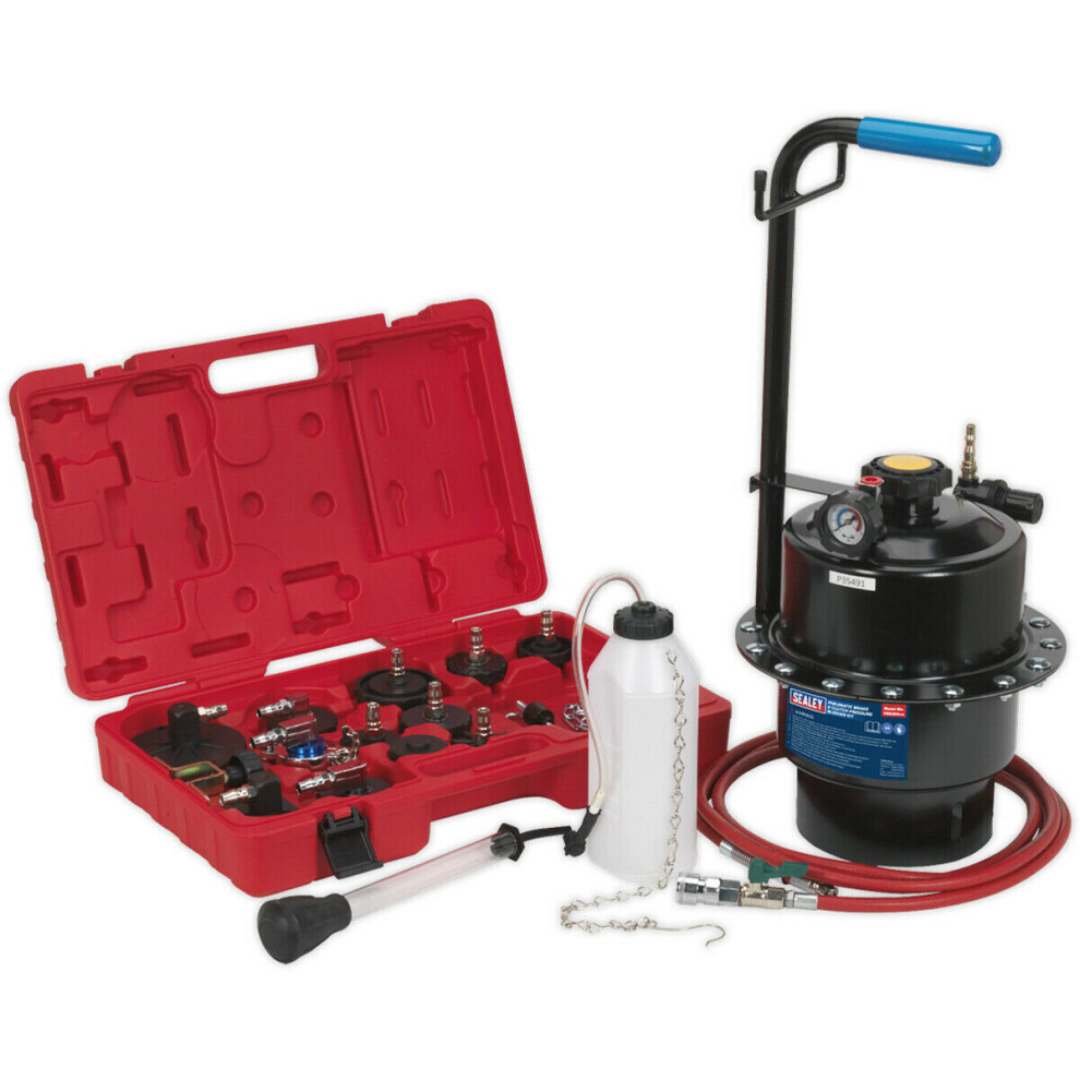 Pneumatic Brake & Clutch Pressure Bleeder Kit - 5 Litre Tank - 1/4" BSP Inlet